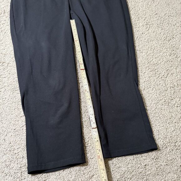 NWT LIVI  Women’s Black Capri Leggings High Rise Stretch Activewear Lounge 18/20 - Picture 11 of 11